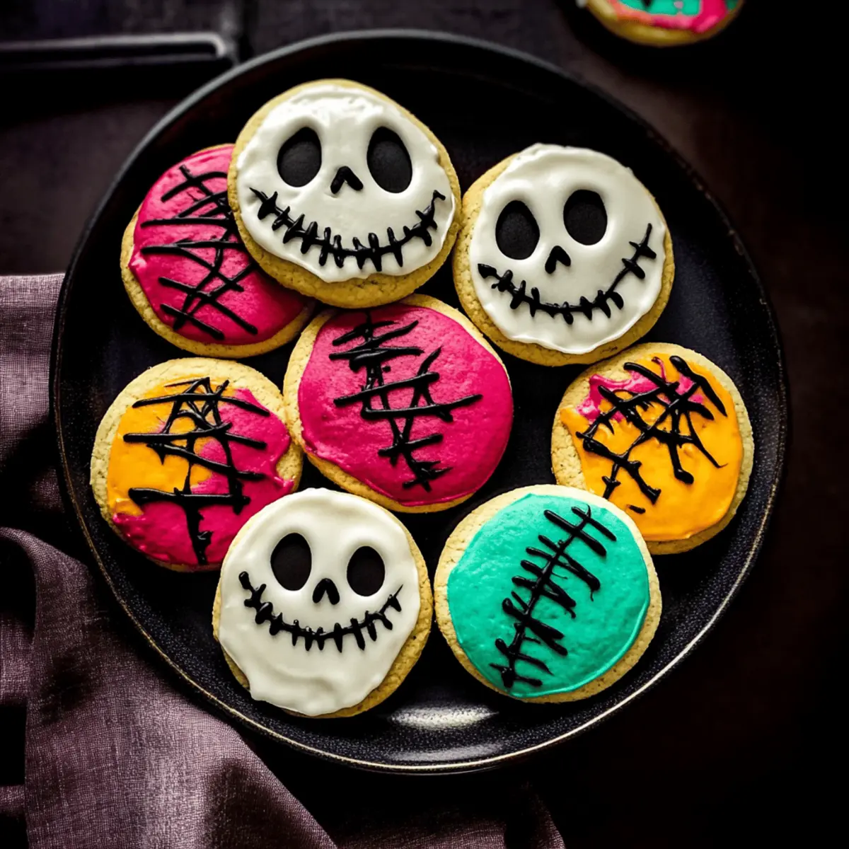 Jack & Sally Sugar Cookies: Halloween Delights for Everyone
