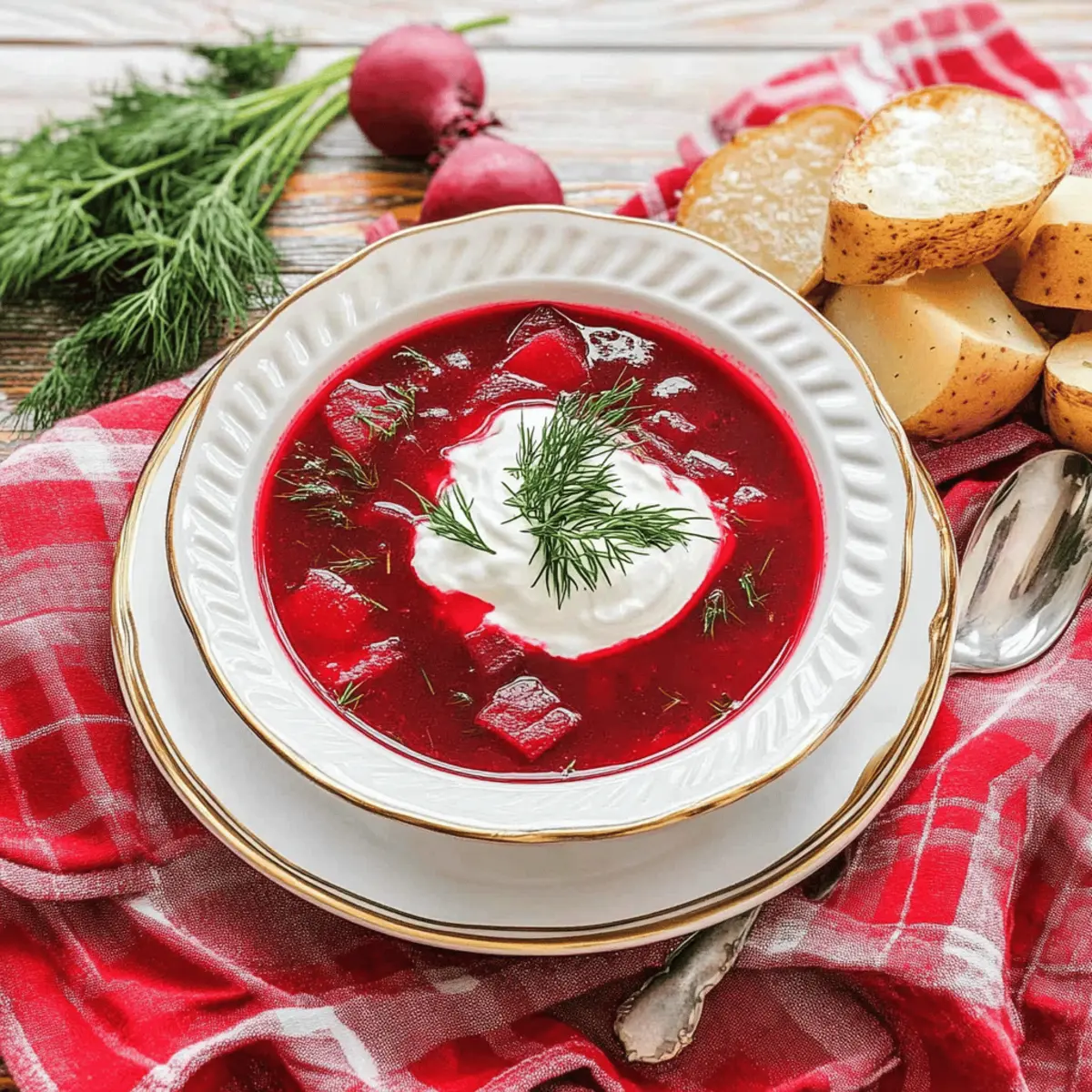 Comforting Beet Soup for Cozy Days: Vibrant Homemade Goodness
