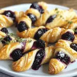 Blackberry Goat Cheese Puff