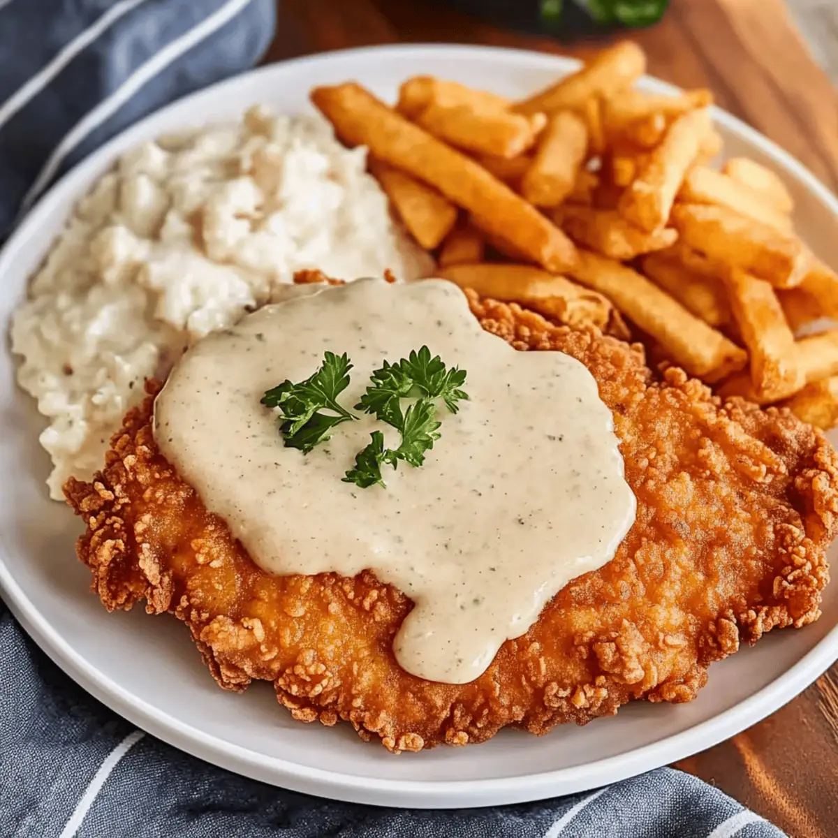 Irresistibly Crispy Chicken Fried Chicken with Gravy Magic