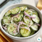Creamy Cucumber Salad Recipe