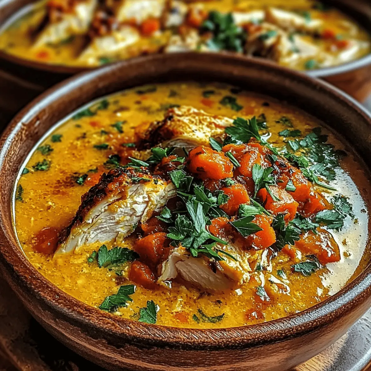 Creamy Pumpkin Chicken Soup: Cozy Comfort for Fall Nights