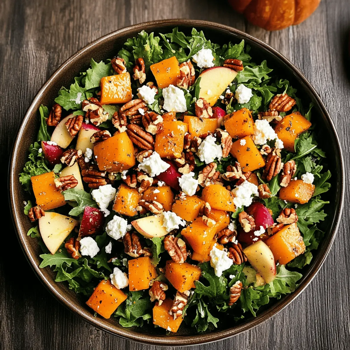 Fall Harvest Salad with Butternut Squash for Cozy Gatherings