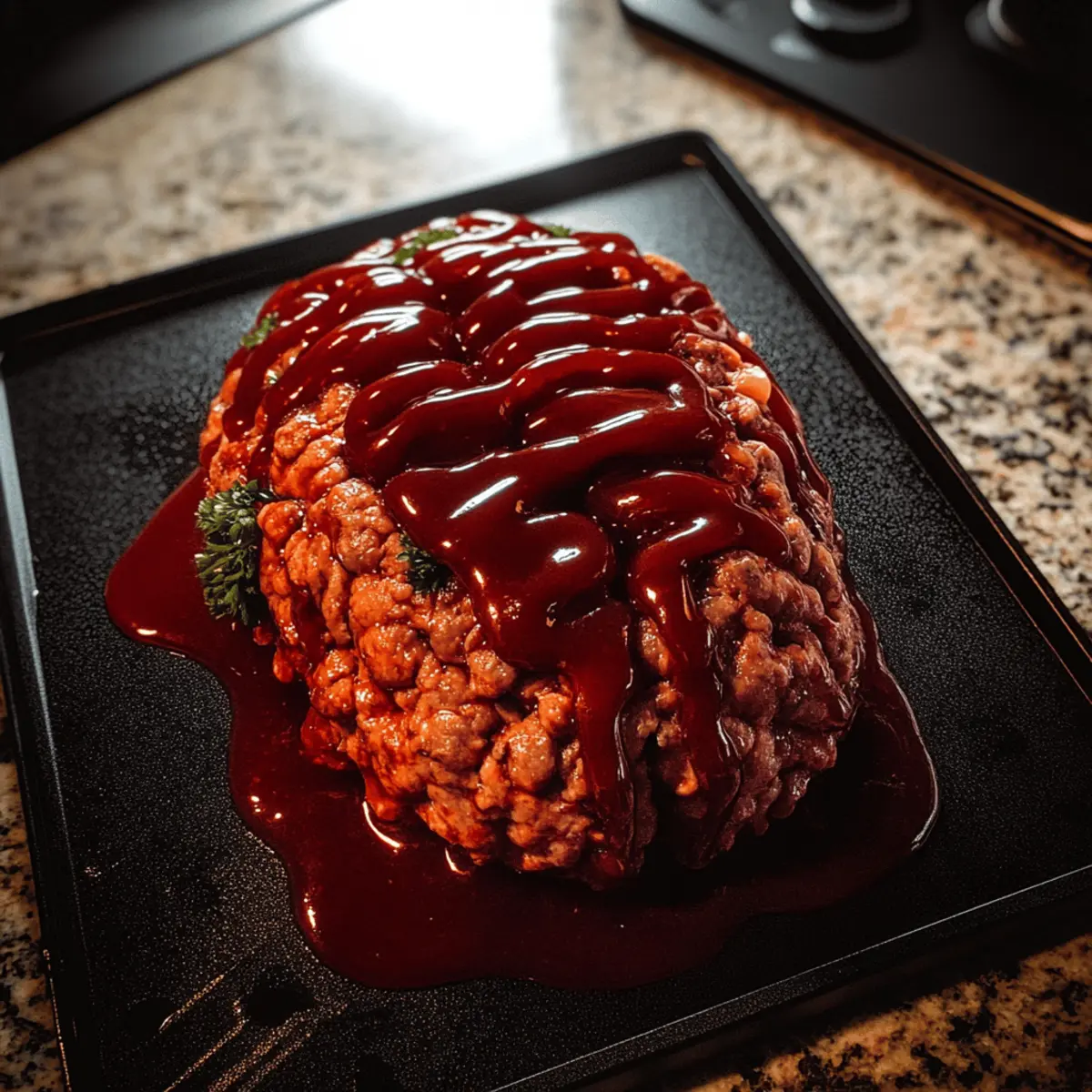 Spook-tacular Halloween Brain Meatloaf for Fun Family Dinners