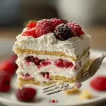 No-Bake Mixed Berry Icebox Cake