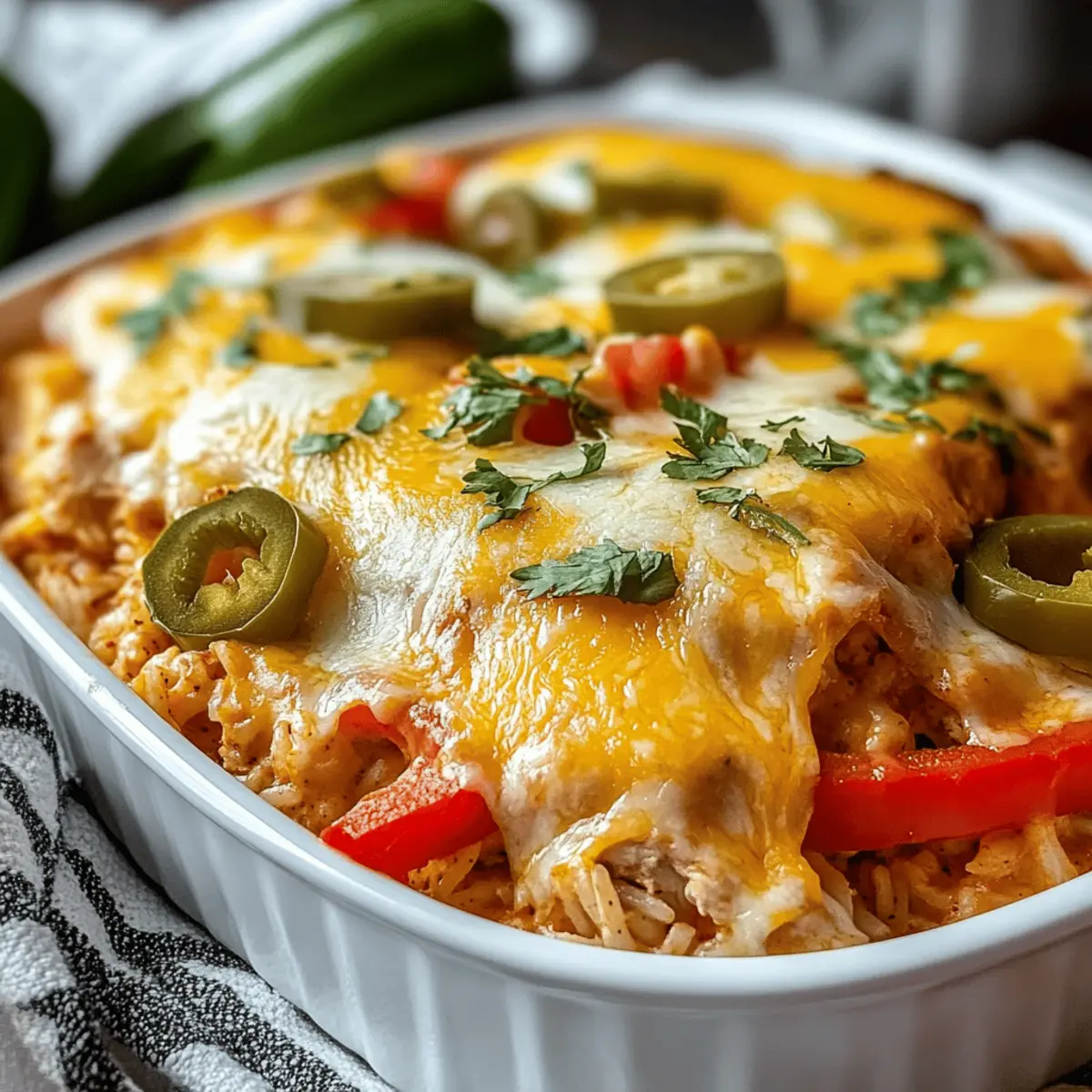 Queso Smothered Fajita Casserole: Comforting Cheesy Goodness