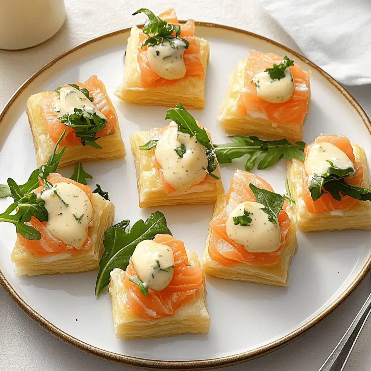 Smoked Salmon Bites with Shallot Sauce: Easy Gourmet Appetizer