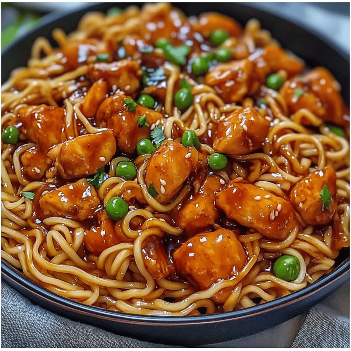 Sticky Garlic Chicken Noodles for a Flavorful Weeknight Fix