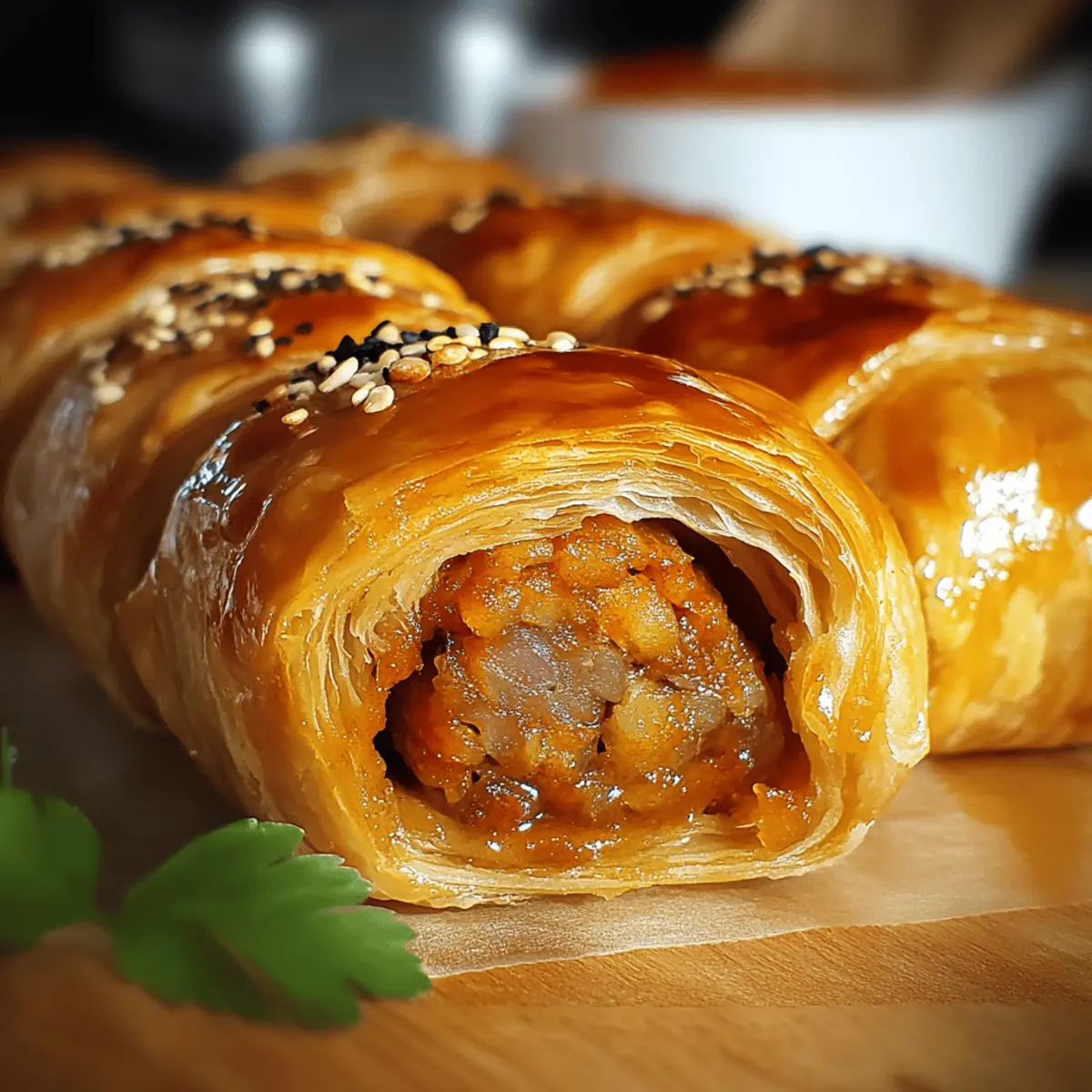Savory Thai Red Curry Sausage Rolls for Flavor Lovers
