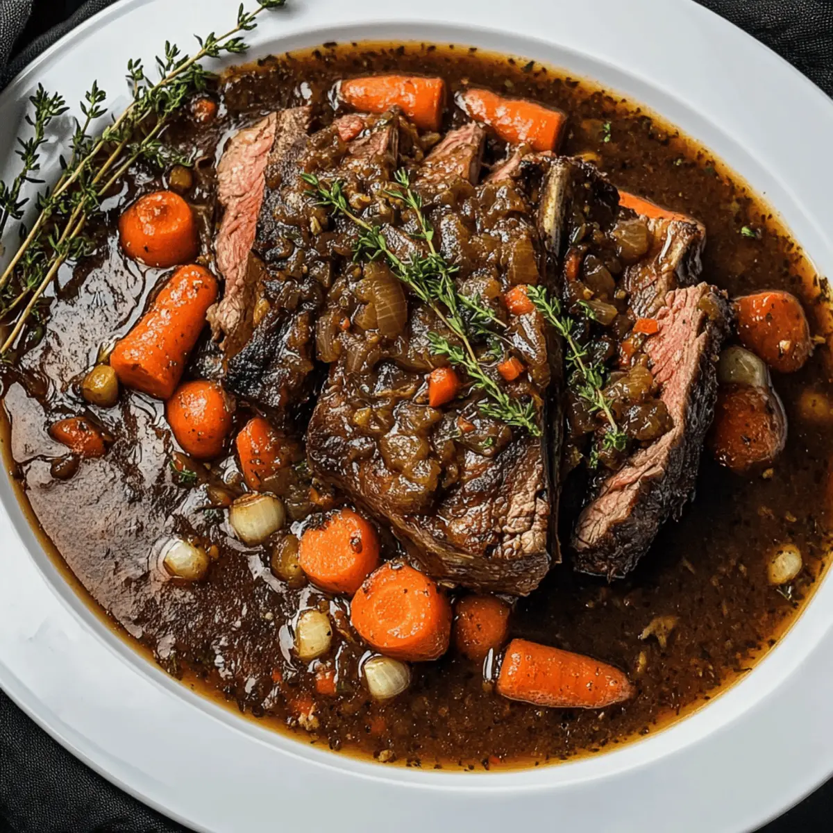 Savory Traditional Stracotto Italian Pot Roast for Cozy Dinners