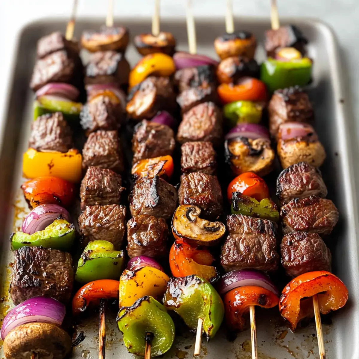 Savor Grilled Beef Kabobs with Marinade for Summer Fun
