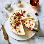 White Christmas mousse cake