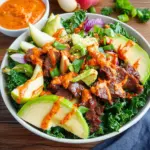 Korean Bulgogi and Pear Kale Salad