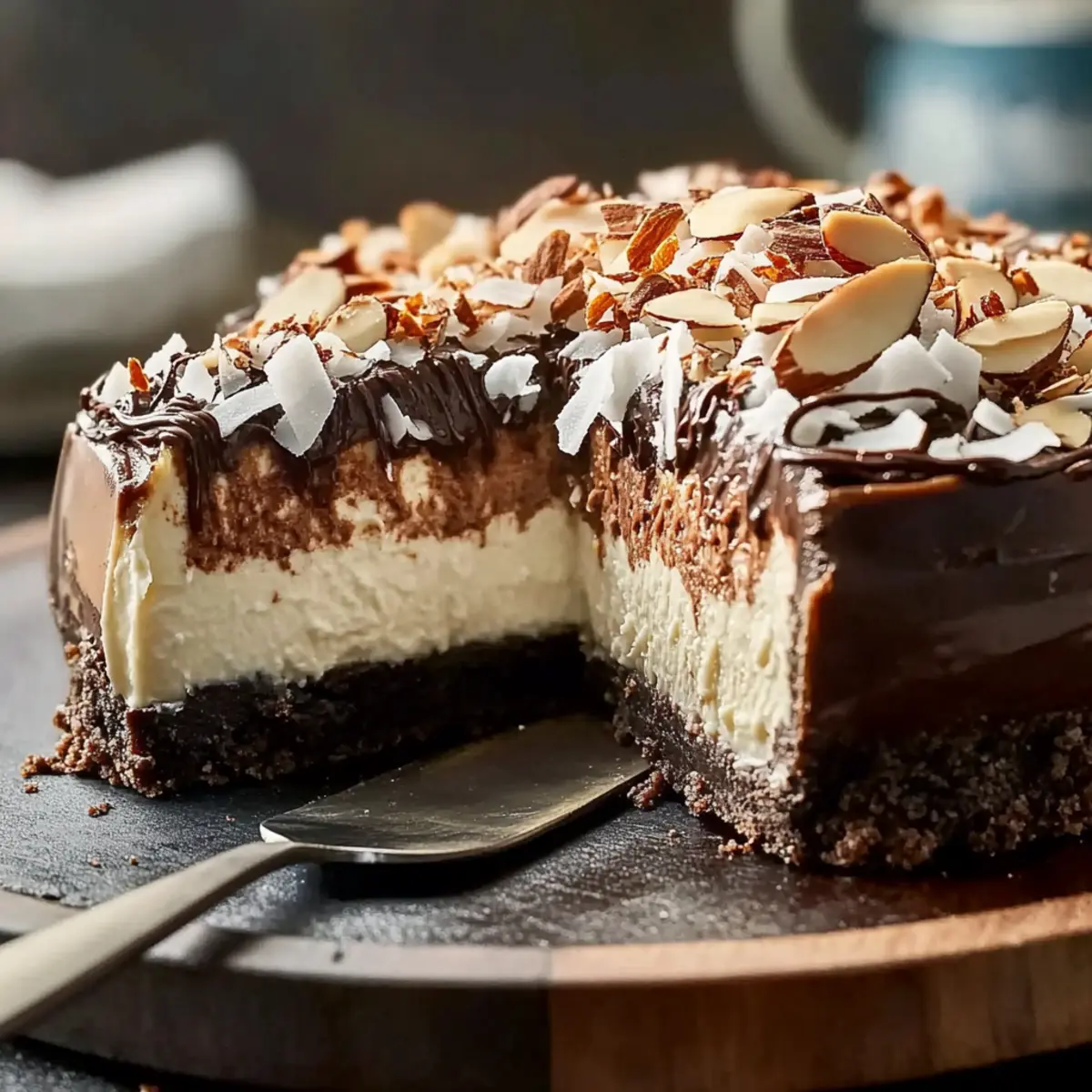 Dreamy Chocolate Coconut Cheesecake That Melts in Your Mouth