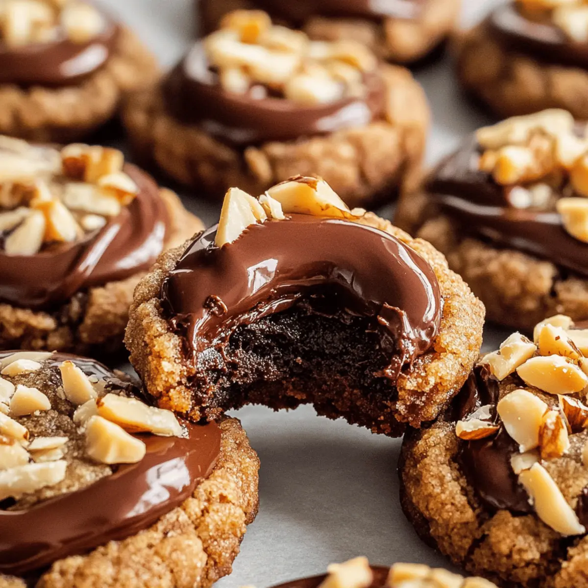 Indulge in Chocolate Hazelnut Thumbprint Cookies Bliss