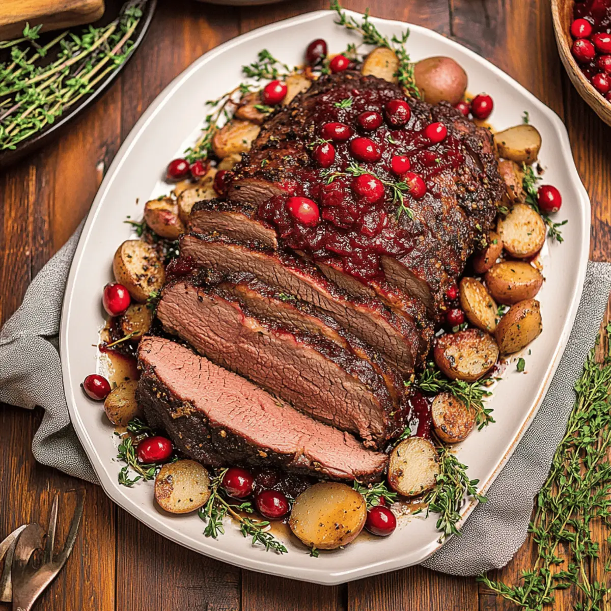 Cranberry Holiday Beef Brisket: A Cozy Festive Classic
