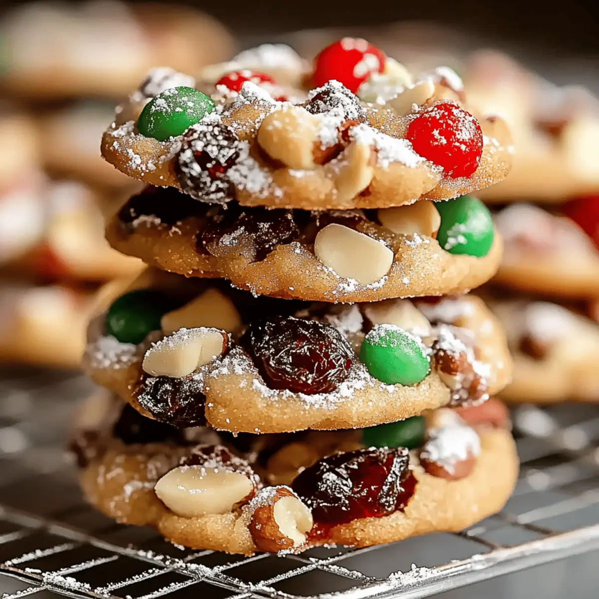 Easy Christmas Fruitcake Cookies to Spread Holiday Cheer