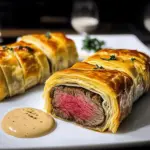 Mini Beef Wellington with Creamy Horseradish Sauce