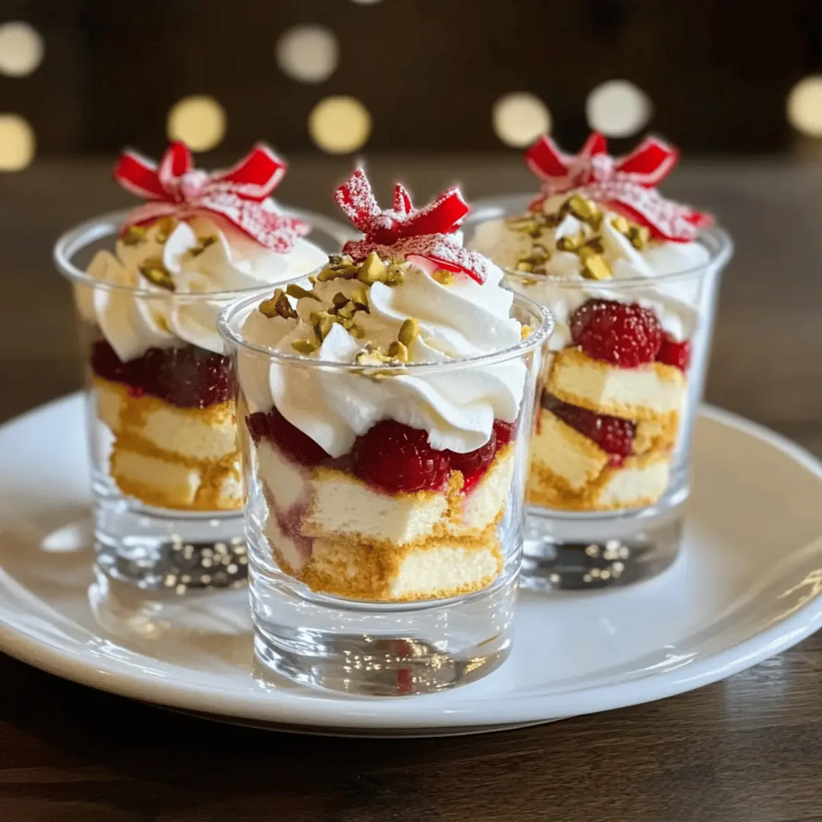 Decadent Mini Christmas Trifles for a Festive Delight