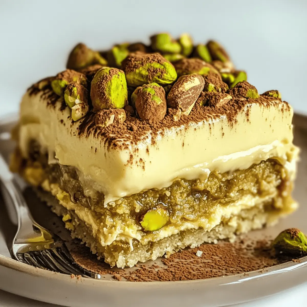 Delicious Pistachio Tiramisu Recipe: A Vegan Dream Dessert