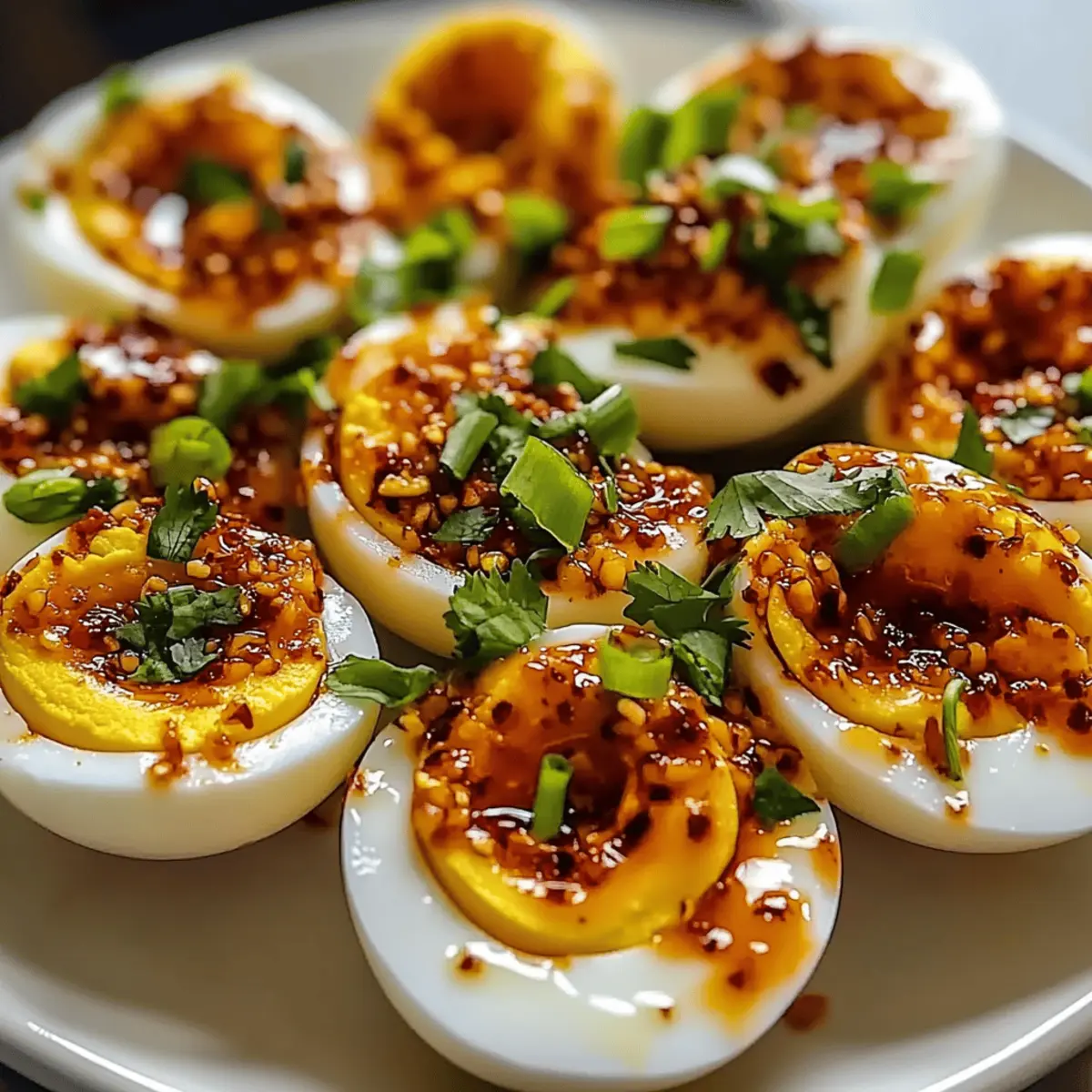 Spicy Chili Garlic Deviled Eggs Recipe for a Flavor Explosion