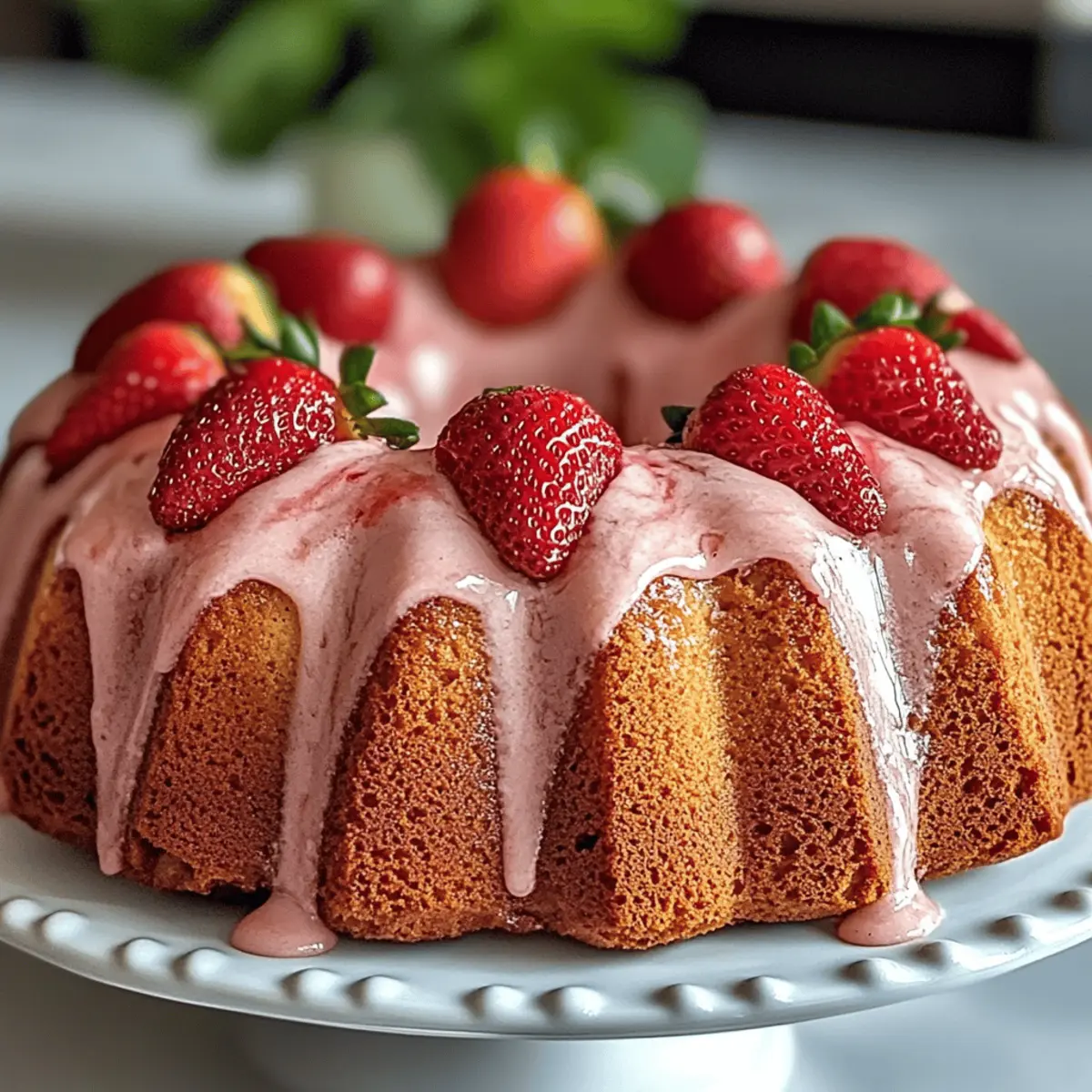Mouthwatering Strawberry Bundt Cake Recipe for Summer Joy