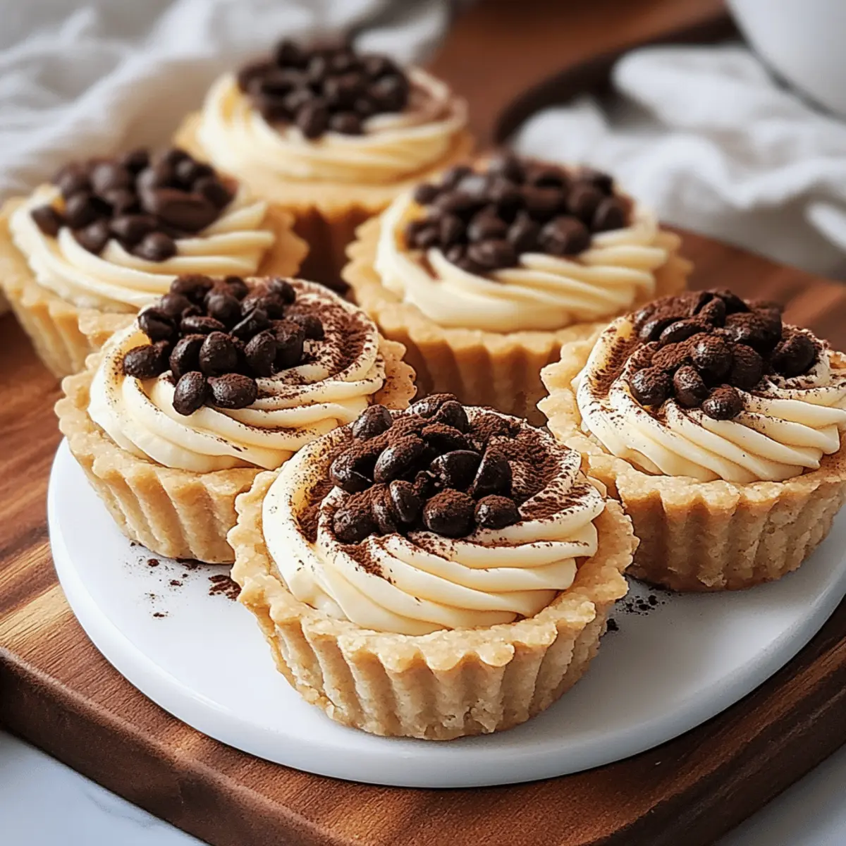 Irresistible Tiramisu Tartlets: A Mini Coffee Paradise