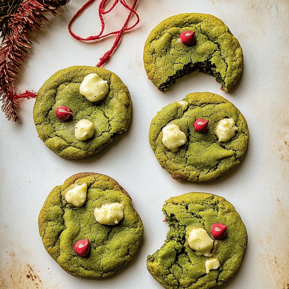 Irresistible White Chocolate Matcha Cookies for Festive Moments