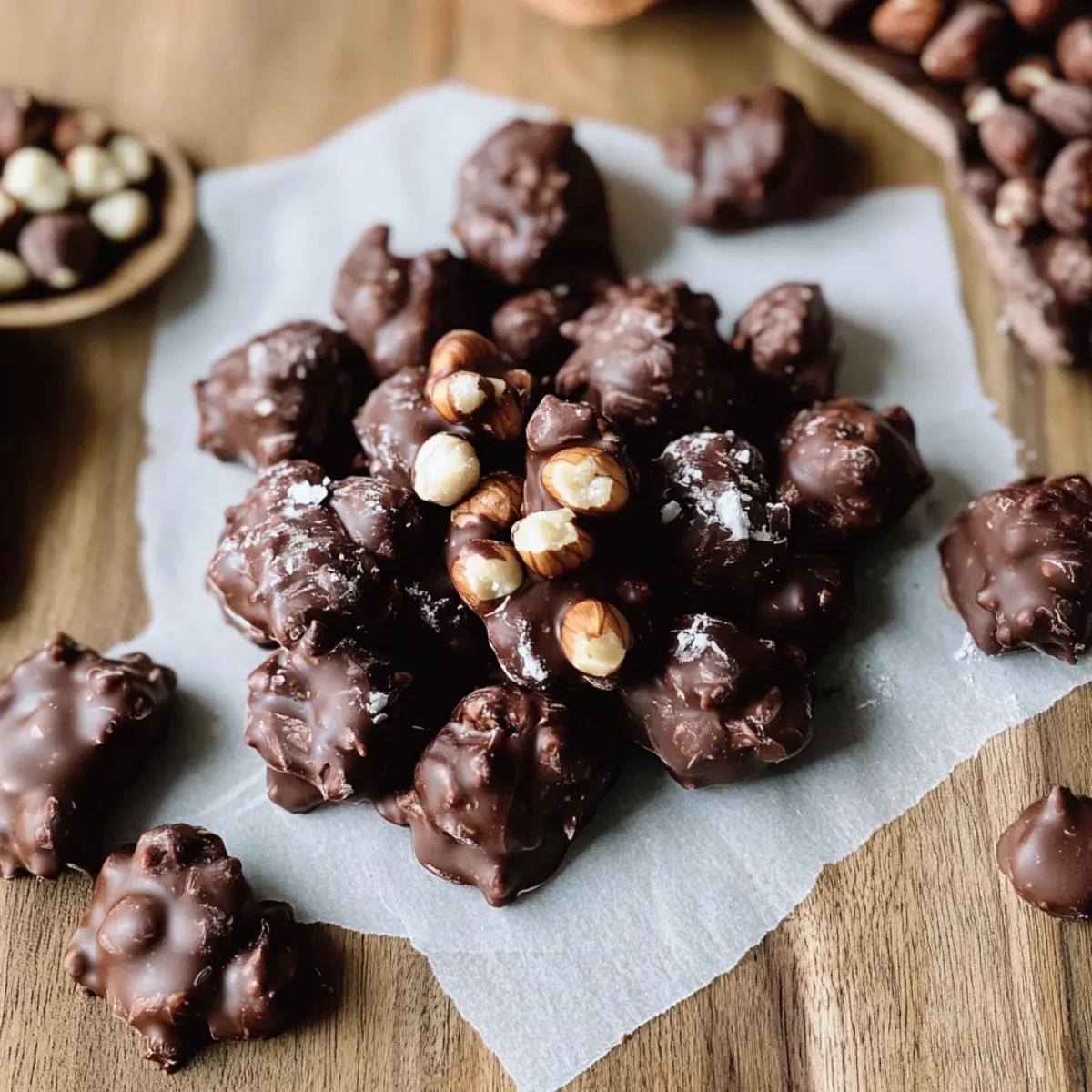 Crunchy Hazelnut Clusters: A Tempting 3-Ingredient Snack