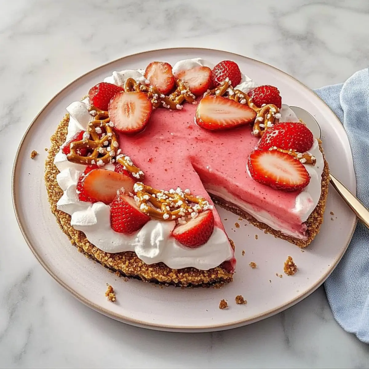 Irresistible Strawberry Pretzel Pie for Summer Celebrations