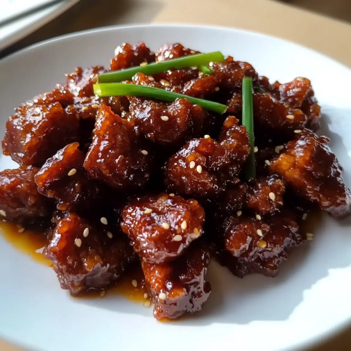 Glazed Sticky Beef Bites: Sweet & Savory Comfort in Minutes