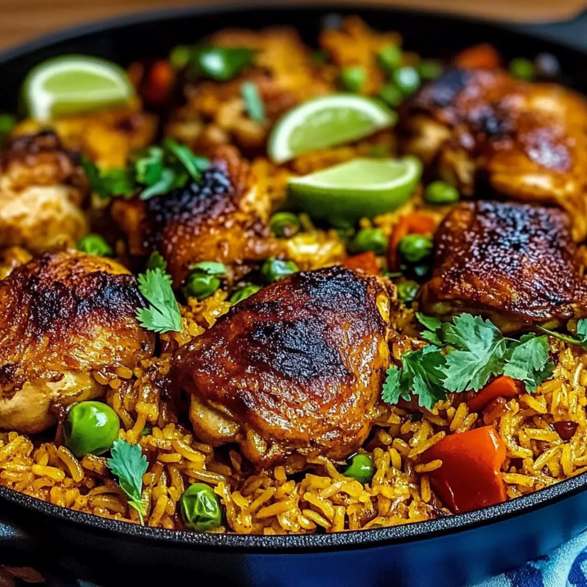 Caribbean Chicken and Spiced Rice: Your Tropical Dinner Escape