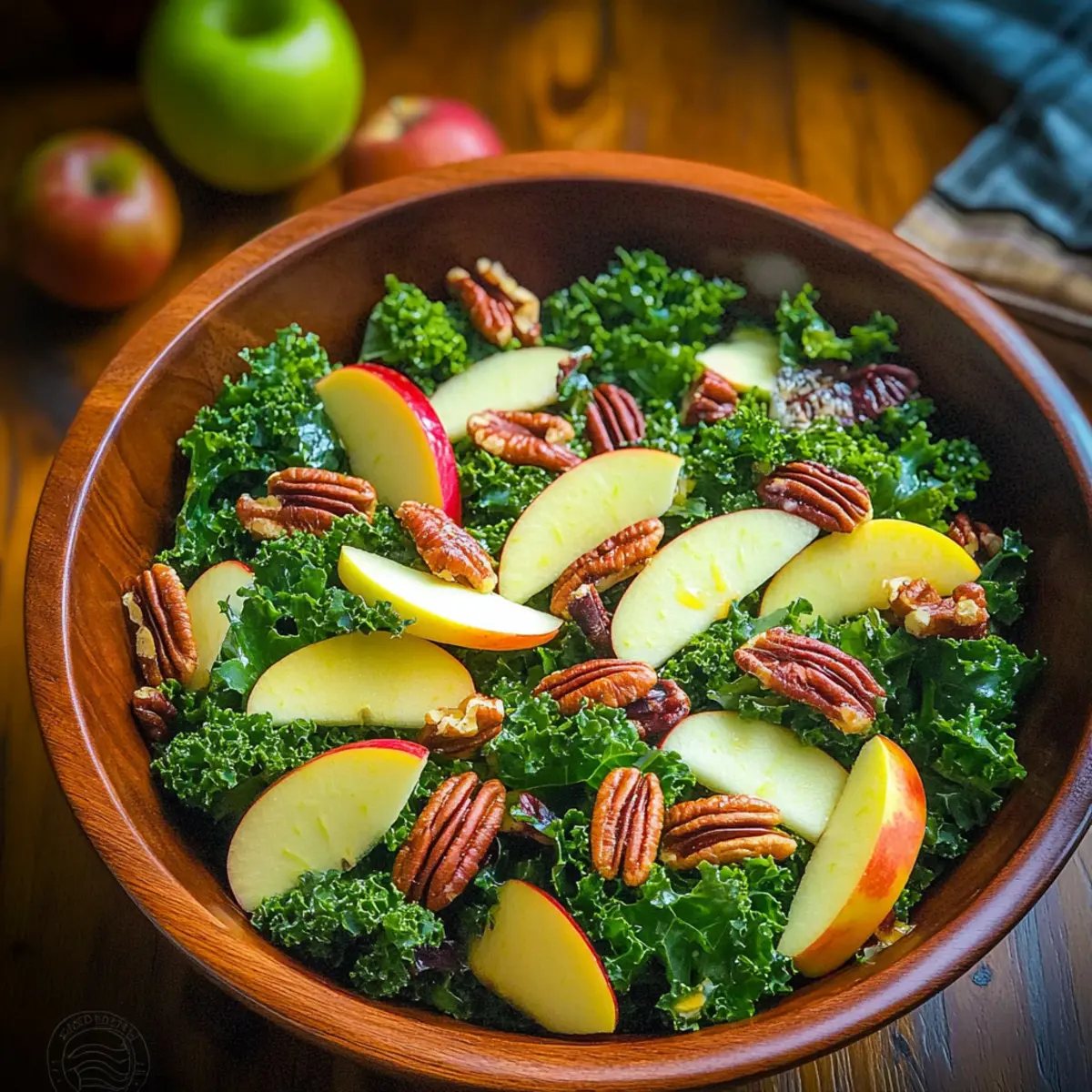 Kale Apple Salad Recipe: Fall’s Nutty, Sweet Delight