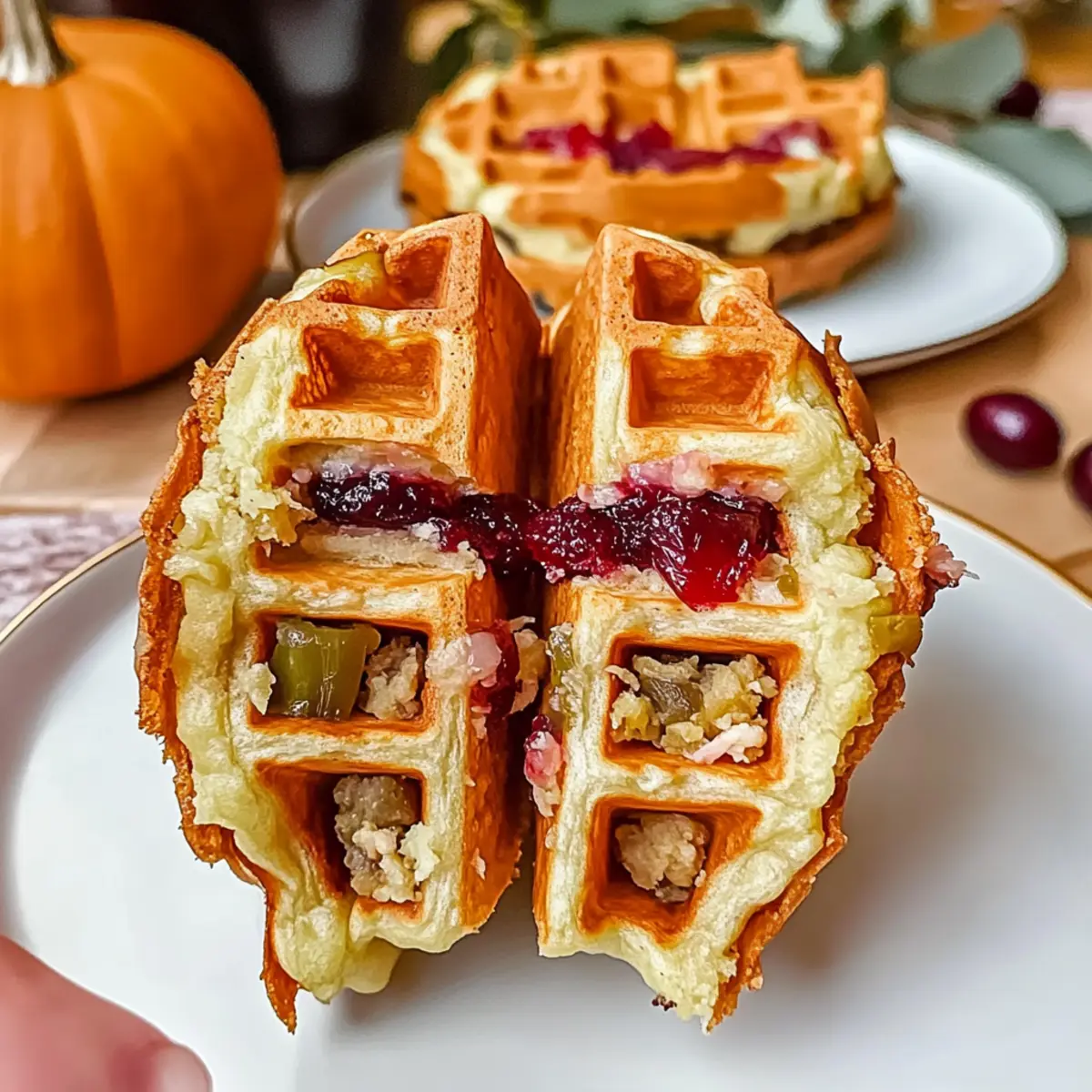Thanksgiving Stuffed Waffles: Transform Leftovers into Delight