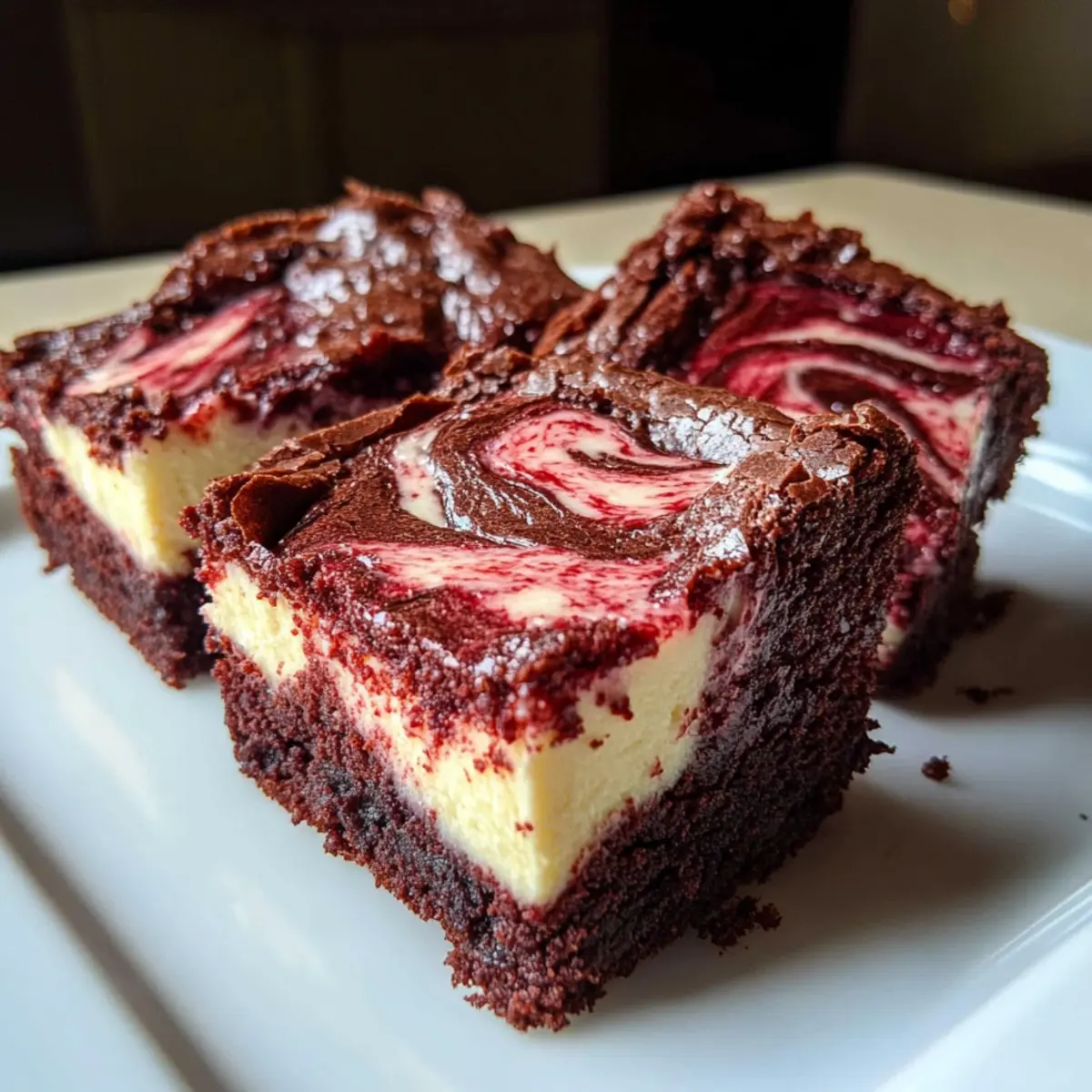Decadent Red Velvet Cream Cheese Brownies for Sweet Indulgence