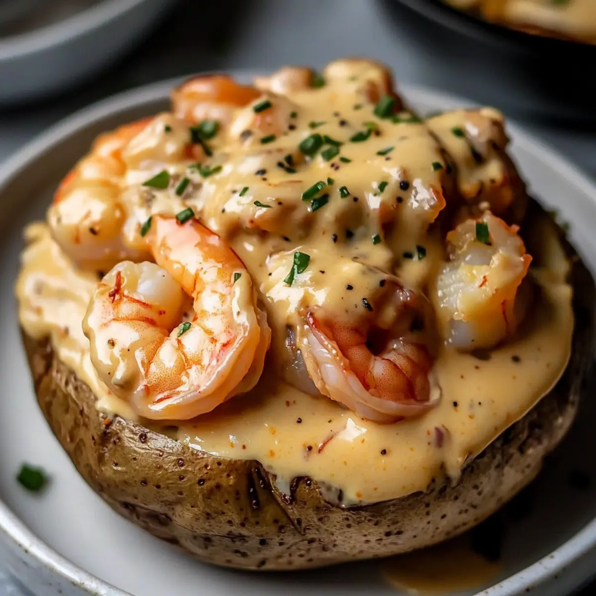 Irresistible Seafood Stuffed Potatoes with Cheesy Bliss