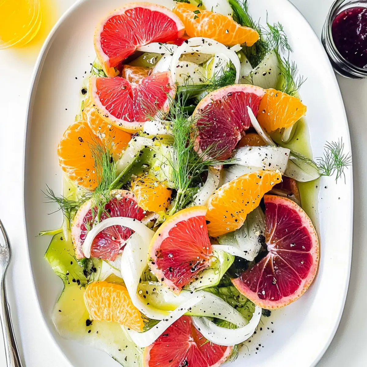 Refreshing Fennel and Citrus Salad with Fennel Vinaigrette