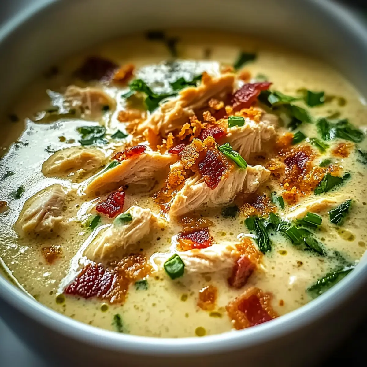 Hearty Crack Chicken Soup: Comfort in Every Creamy Spoonful