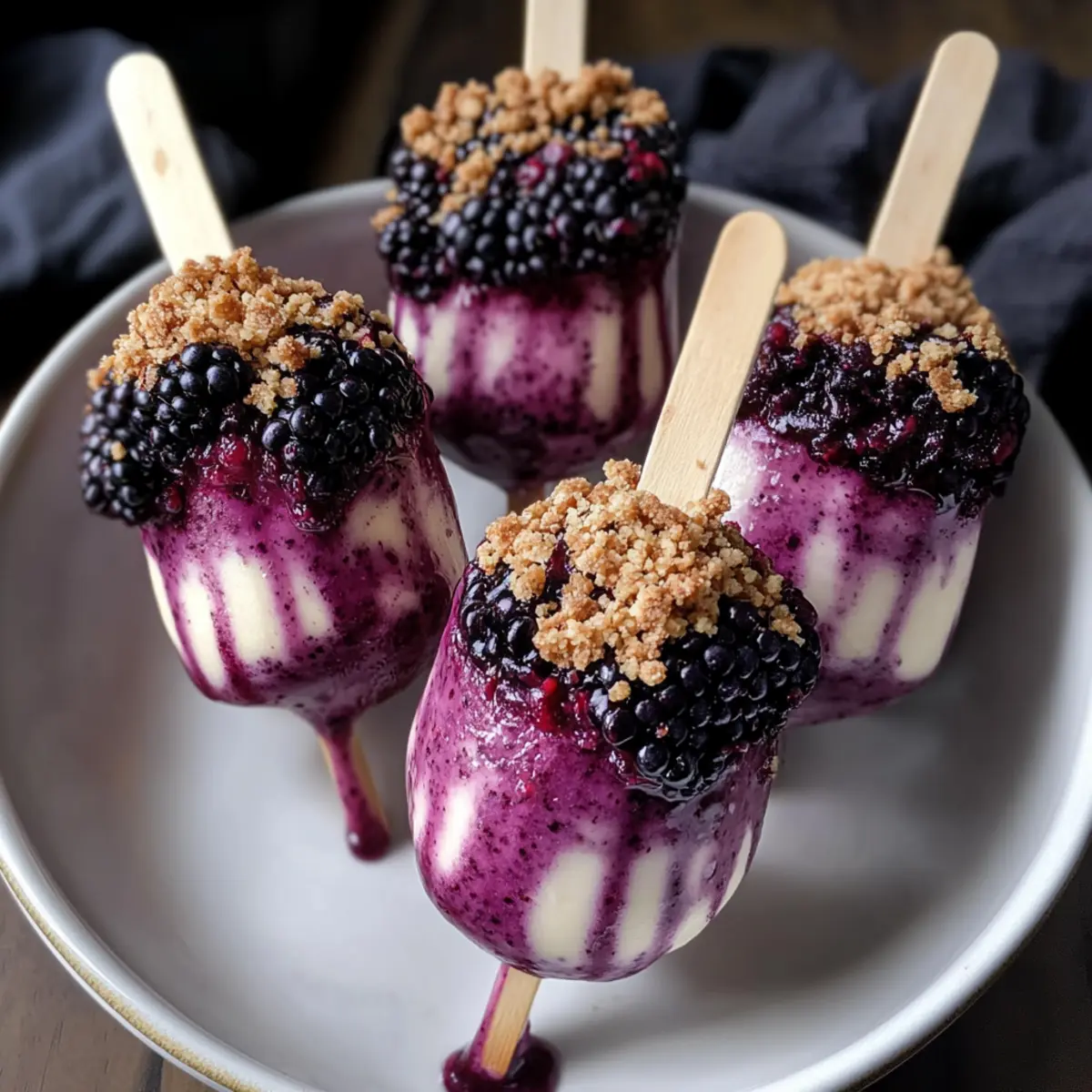 Blackberry Cheesecake Pops: A Sweet Summer Delight