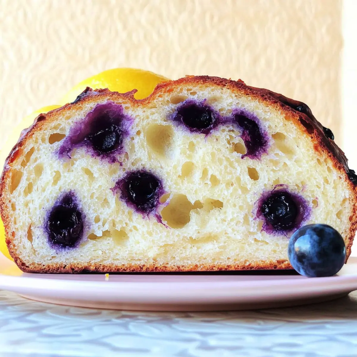 Lemon Blueberry Sourdough Bread for a Fresh Spring Treat