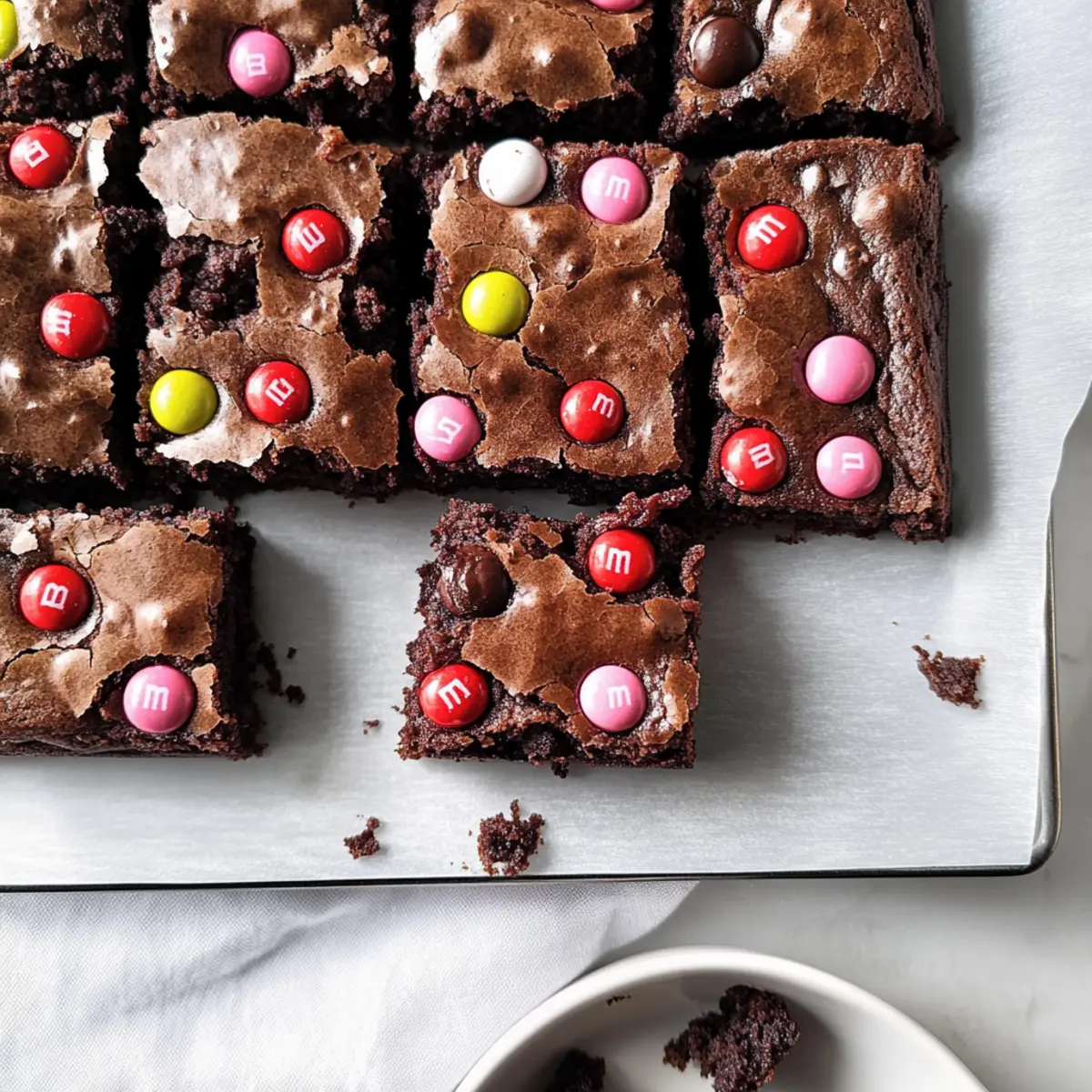 Decadent M&M’s Brownies for Guilt-Free Indulgence