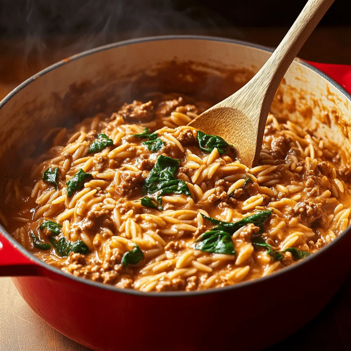 Hearty Ground Beef Orzo for Cozy Family Dinners