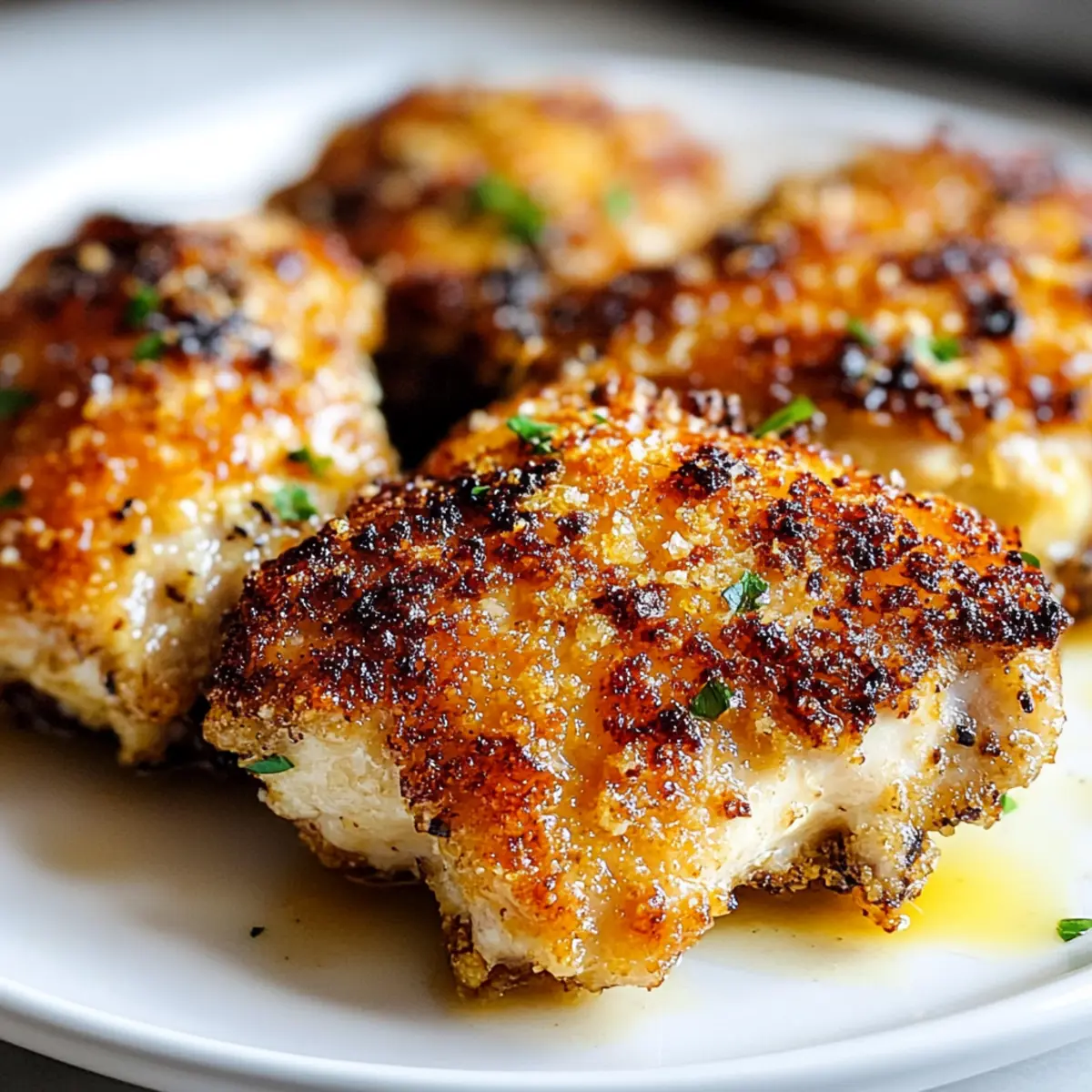 Succulent Protein Garlic Parmesan Chicken Thighs in 25 Minutes