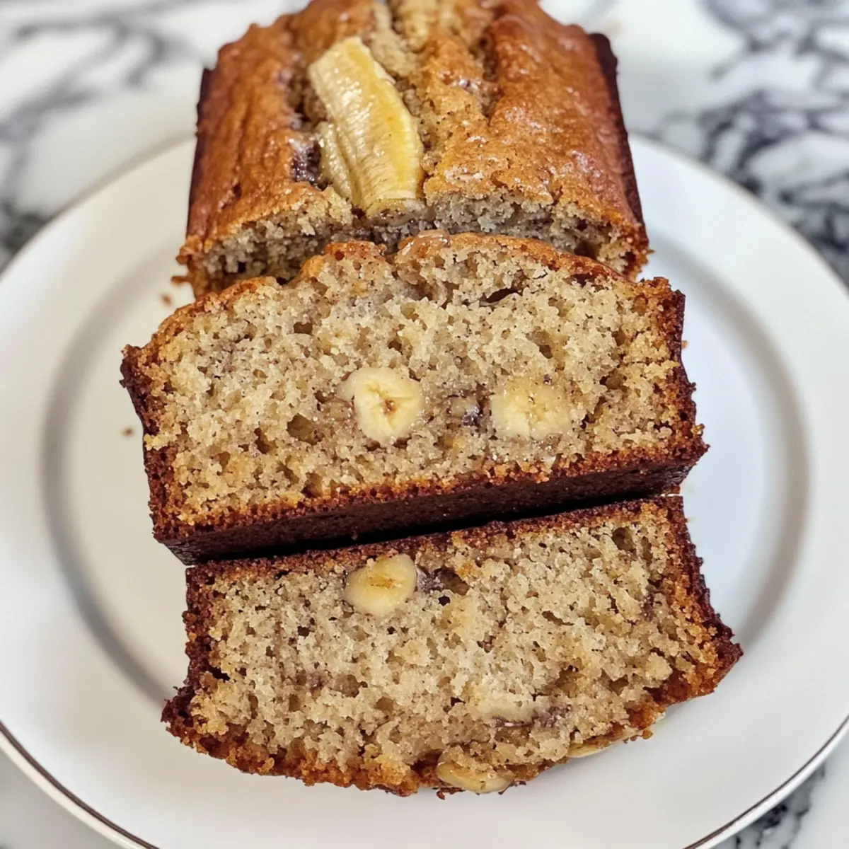 Honey Vanilla Banana Bread That's Naturally Sweet and Fluffy