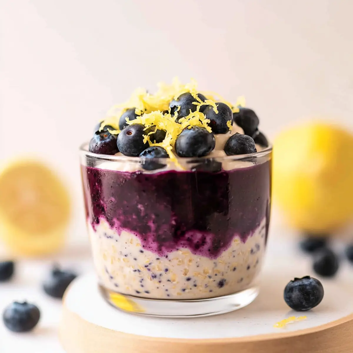 Zesty Blueberry Lemon Overnight Oats for a Healthy Kickstart