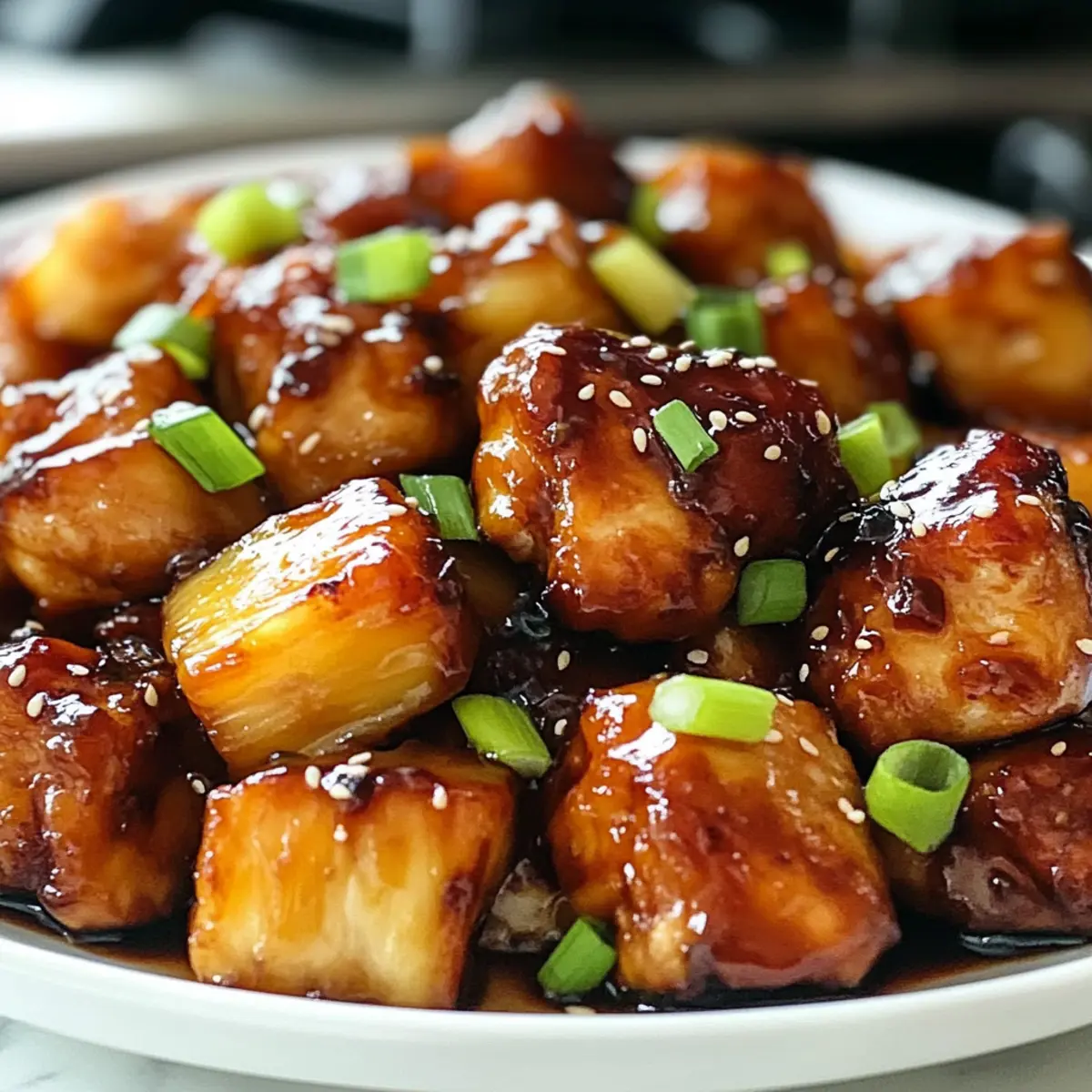 Sweet & Sticky Brown Sugar Pineapple Chicken Bliss
