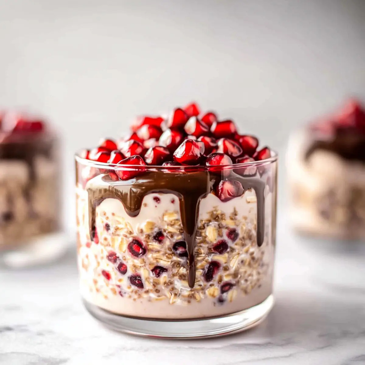Creamy Pomegranate Overnight Oats for a Wholesome Start