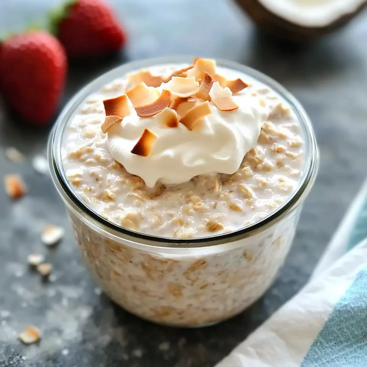 Coconut Cream Pie Overnight Oats for a Tropical Breakfast Treat
