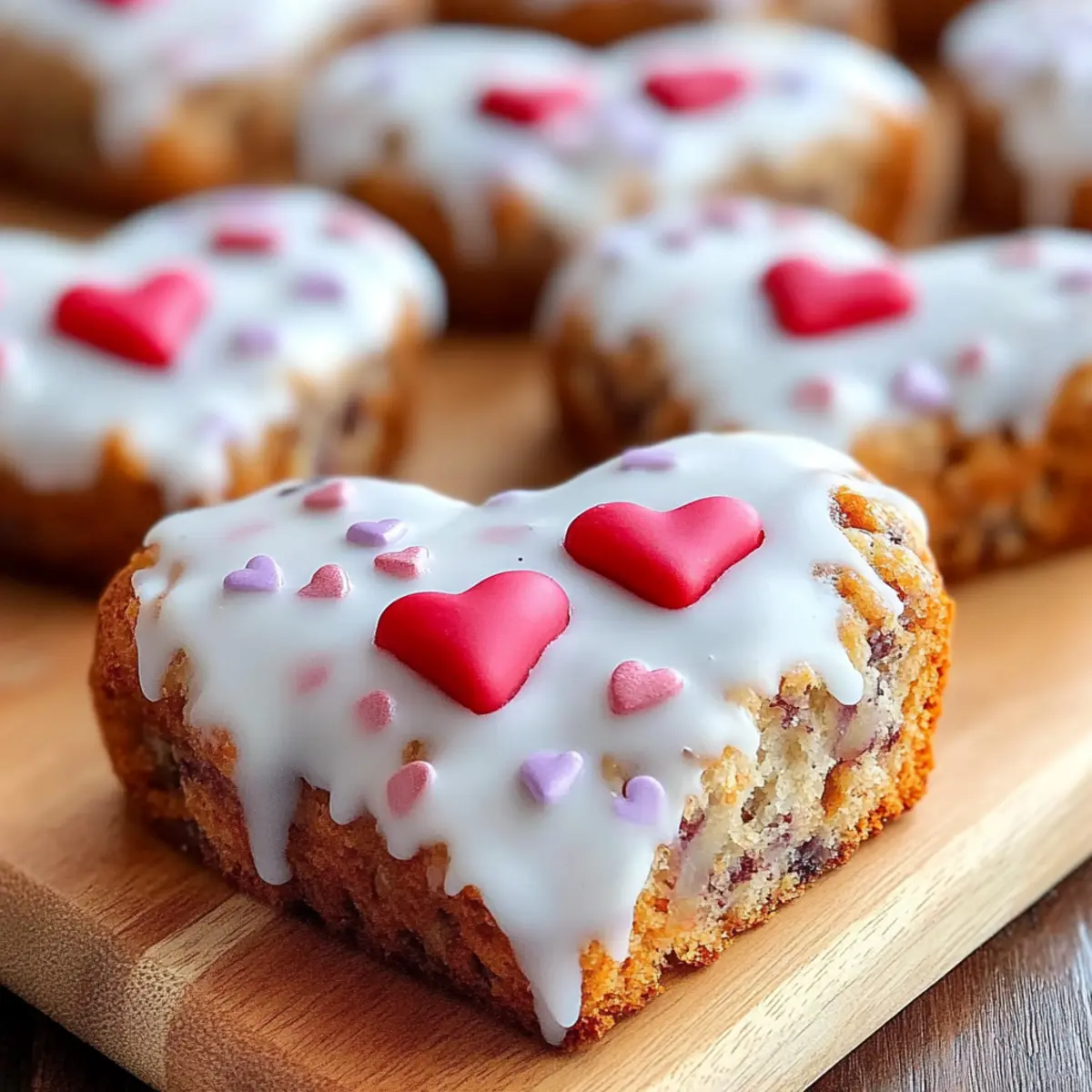 Sweet Valentine’s Day Banana Bread Hearts for Your Loved Ones