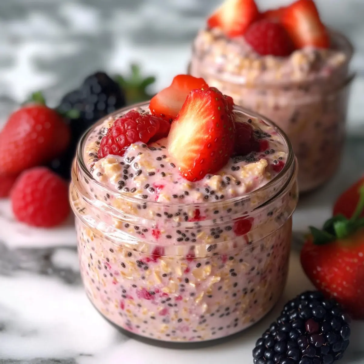Delightful Strawberries and Cream Overnight Oats Recipe